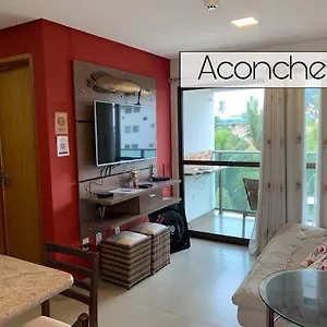  Apartamento Flat Bem Localizado, Confortável E A 150 Metros Do Mar